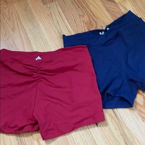 Alpha pack flux shorts- scrunch booty